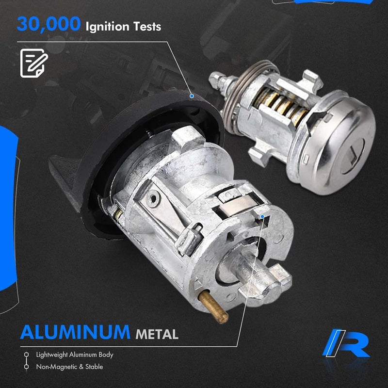 RHAOCZIYAUTO Ignition Switch Lock Cylinder with Door Lock & Keys Fit for Dodge Ram 1500/2500/3500 1997-2002 Dakota 1997-2000 Charger 1999-2003 Durango 1998-2000 Replaces# 5003845AA, 56021346AB, 5003893AA, 4723484 - Image 4
